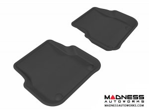 Audi A6/ S6/ RS6 Floor Mats (Set of 2) - Rear - Black by 3D MAXpider (2005-2011)